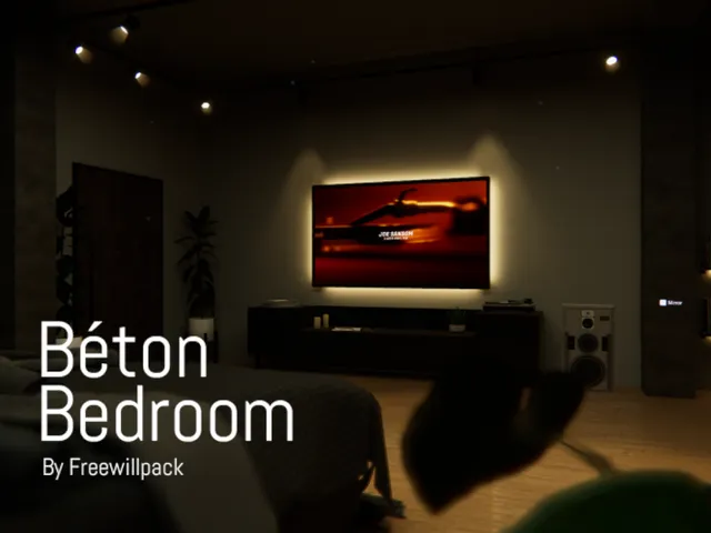 Béton Bedroom