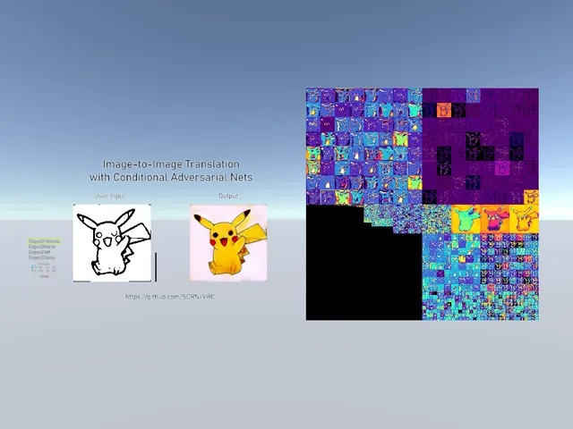 pix2pix - Deep Learning in VRC