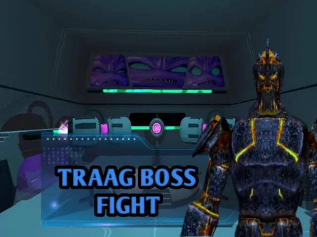 Traag boss fight room