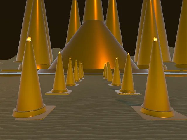 Golden Cone Desert