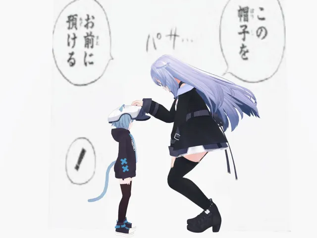 桔梗ちゃんに帽子を預かるワールド