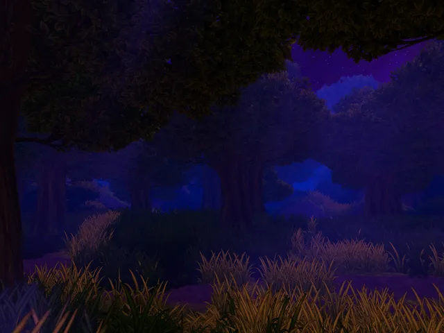 Volumetric Lighting Forest