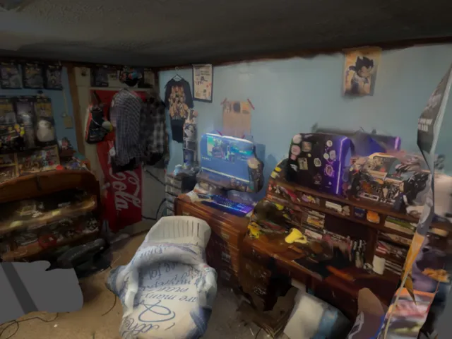 3d scan of my bedroom plus weird stuff