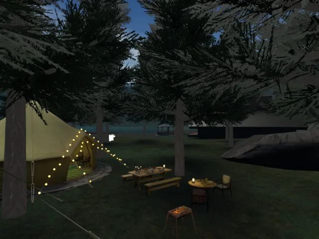 Camping with friends