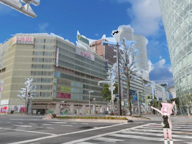 3DScan 名古屋駅から名鉄百貨店前まで