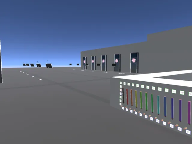 雑に作ったダーツ場