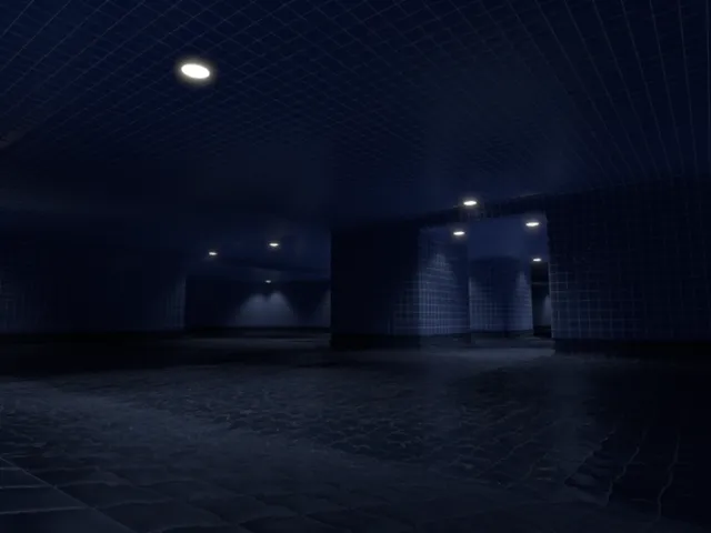 Blue Poolrooms （fixed water）