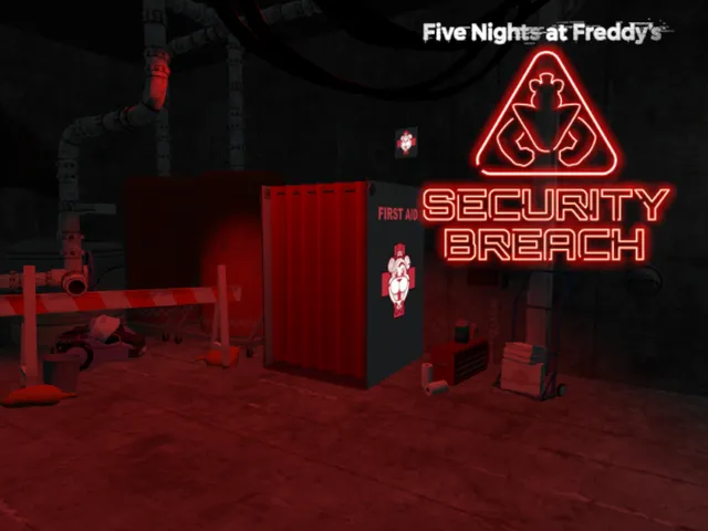Fnaf Security Breach - Utillity Tunnels First Aid Area