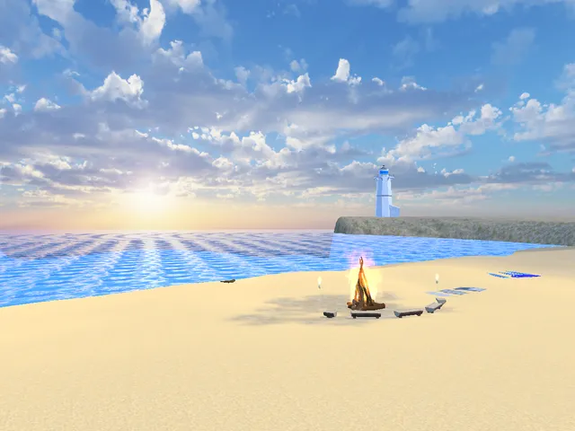 Sunset Beach Bonfire