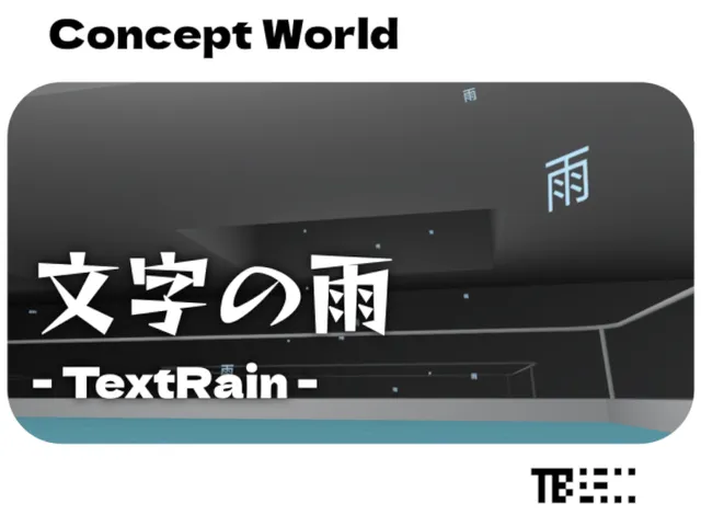 文字の雨 ⁄ TextRain