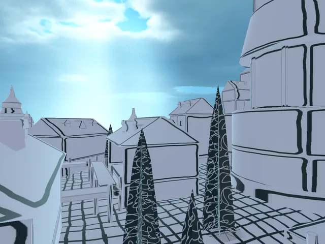 papertown - the land of black and white