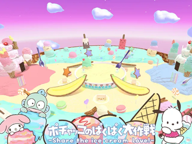 Sanrio VIRTUAL PURO POCHACCO'S NOM-NOM PARTY-Share the ice cream loveǃ-