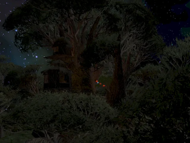 Treehouse by Night