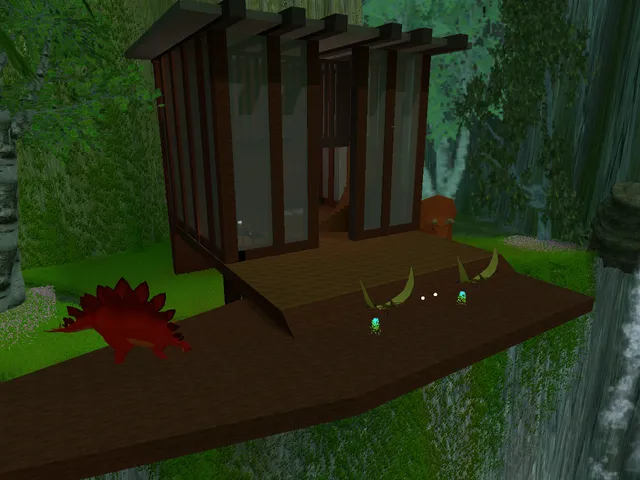 Dinosaur Glam Camping