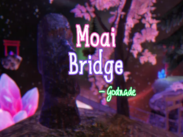 Japanese moai bridge