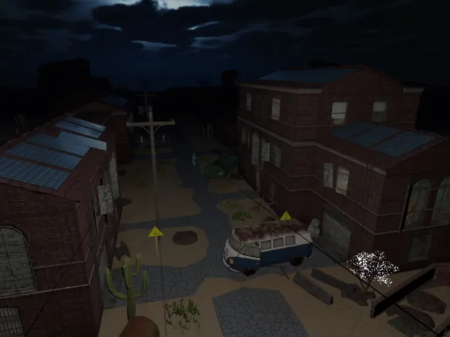 Abandoned Small town