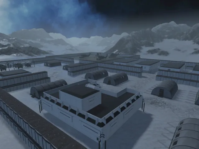 Arctic Mountain Base