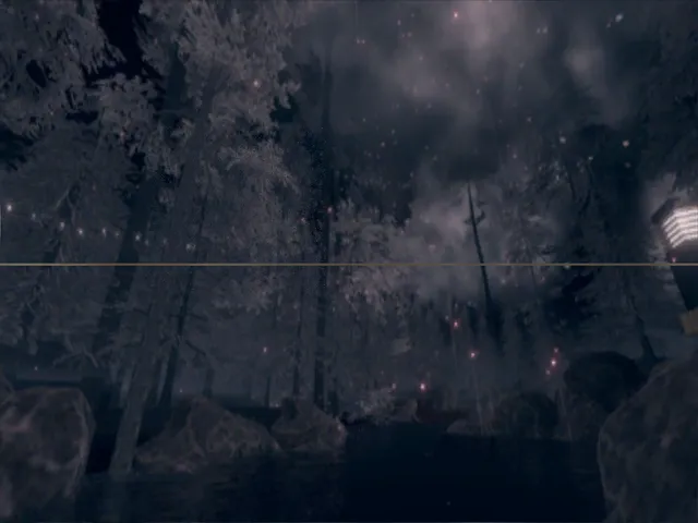 Slightly Edited Monochrom Forest