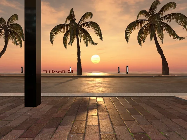 夕阳城下 Memories by the seaside