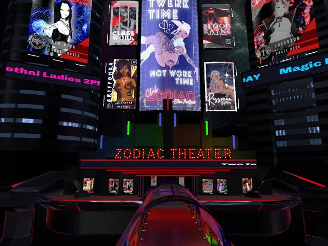 The VIP room at Club Zodiac