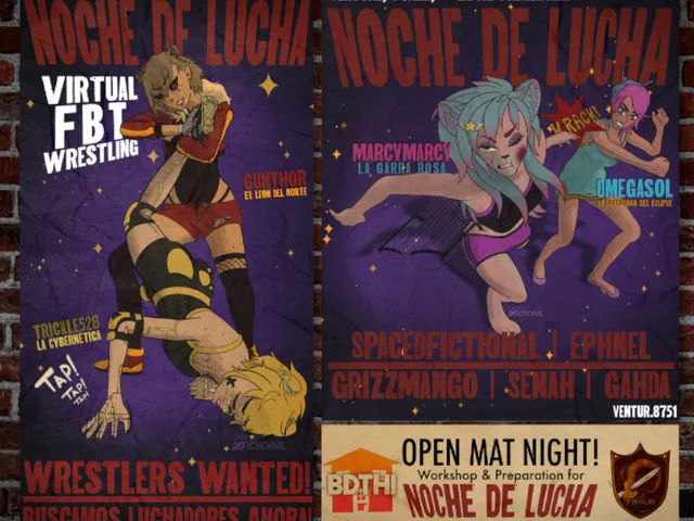 Casa De Fictional - Lucha Backdrop Fedaration