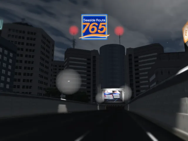 Seaside Route 765 Night