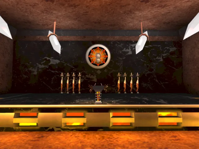 Volcanic Spider Speech Podium