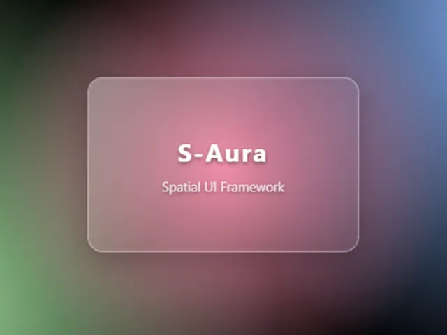 S- Aura Spatial UI Demo