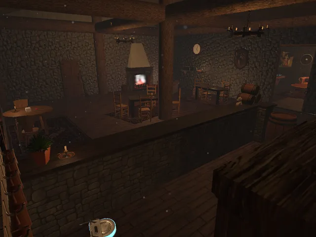 Tavern in the fog