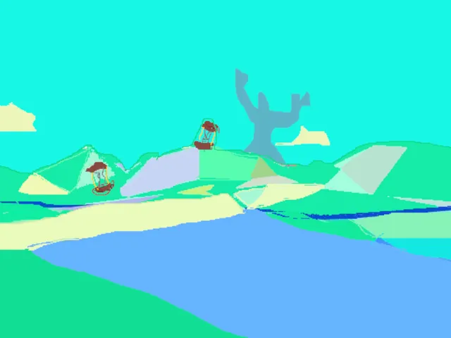 a pasture of which tumblers of o'clock inhabit