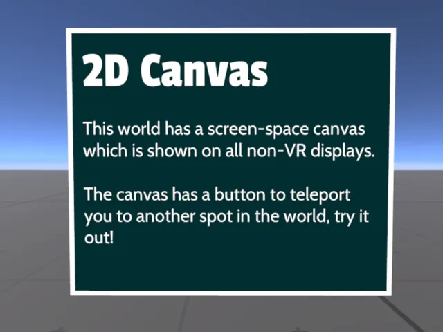 Screen Canvas Example