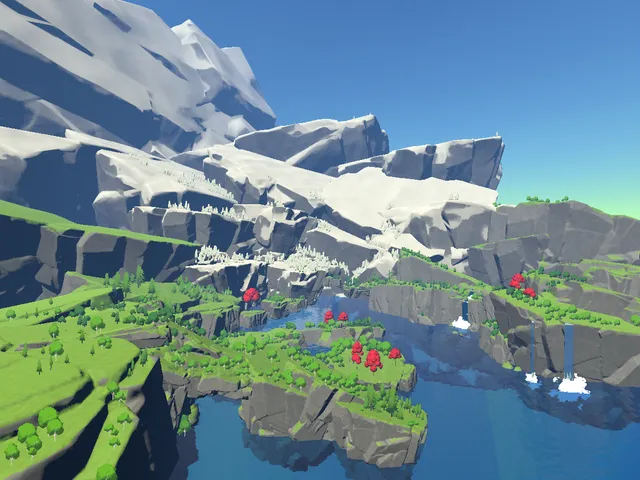 Fantasy waterfall