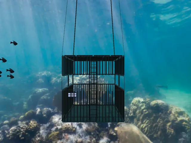 You tried out a new magic trick but you forgot how to get out‚ so now your stranded in a shark cage at the bottom of the ocean and there getting hungry as every moment passes․