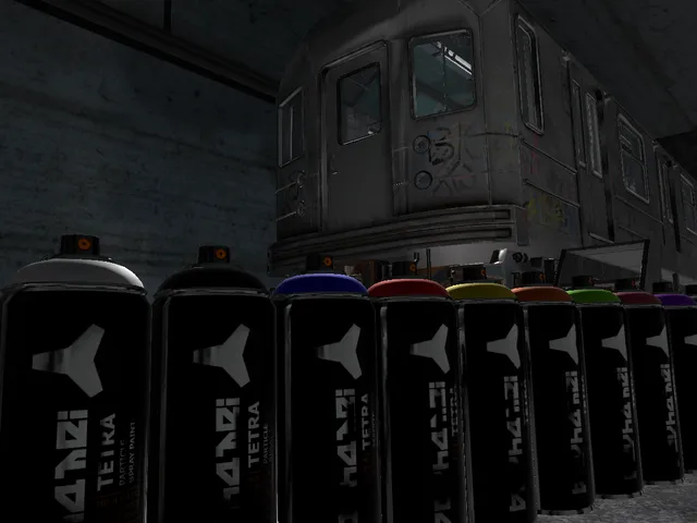 Just graffiti subway