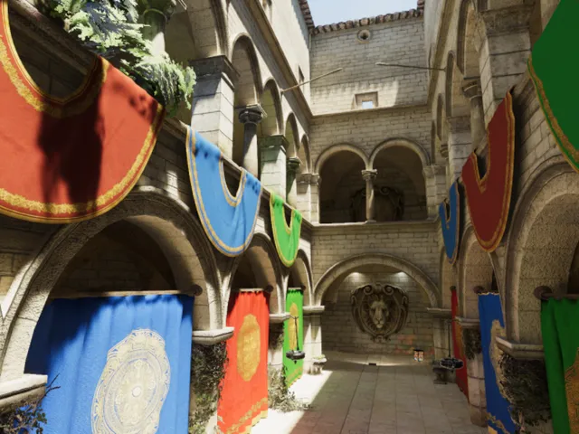 Sponza Lighting Test