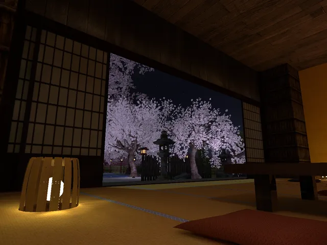IWAKURA GARDEN 磐座庭園 夜桜