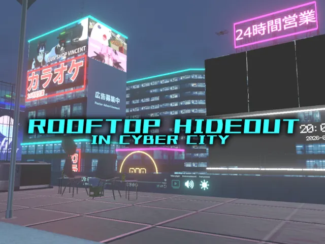 ROOFTOP HIDEOUT IN CYBER CITY