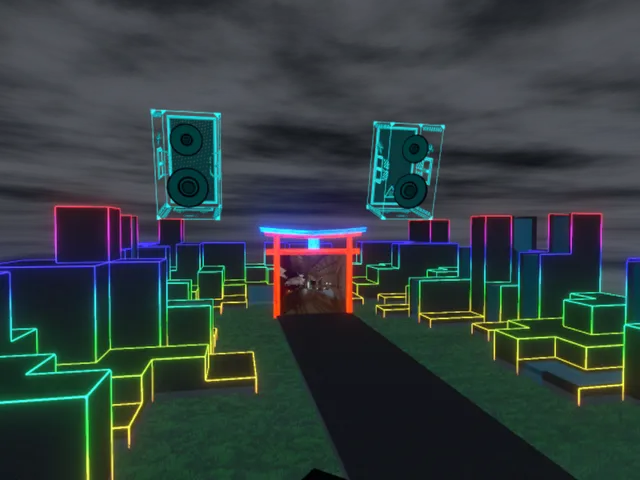 japan rave chill room rave garden