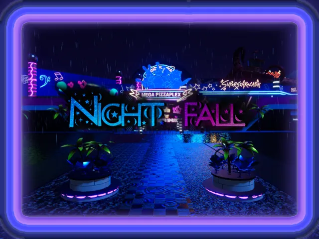 Pizzaplex Exterior Night Fall UPDATE
