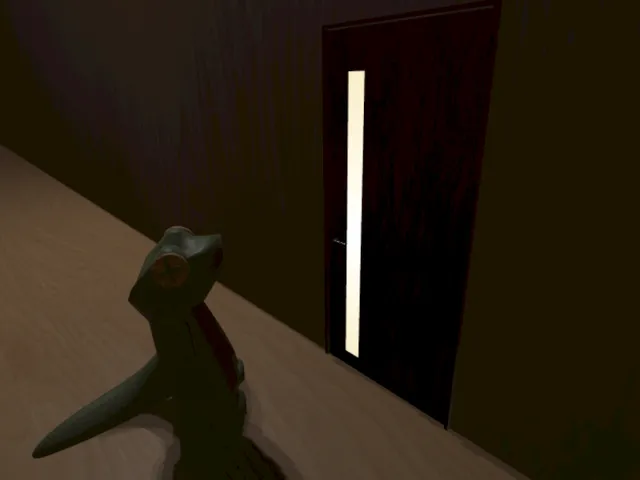 ちいさいとかげがすんでいる