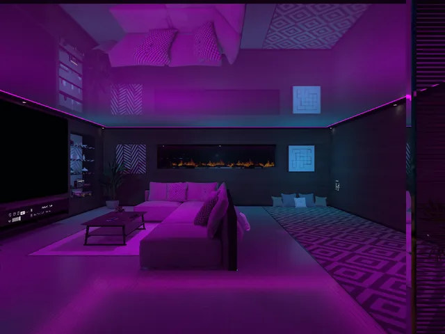 Purple house
