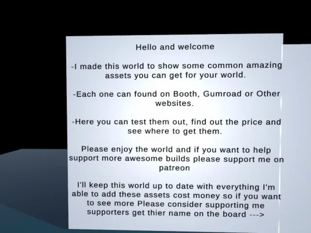 World Asset Testing