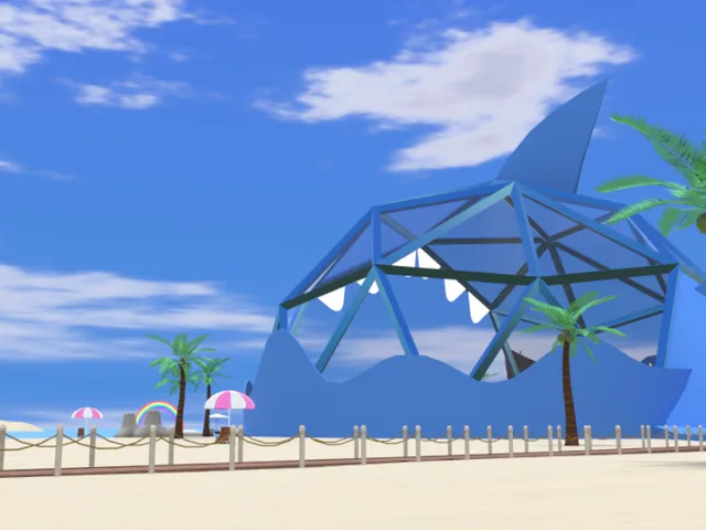 海辺のサメテラス ~昼~