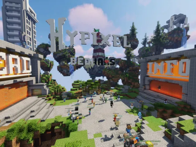 Minecraft Hypixel Bedwars Lobby V2