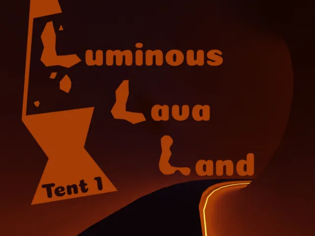 Tent 1 - Luminous Lava Land
