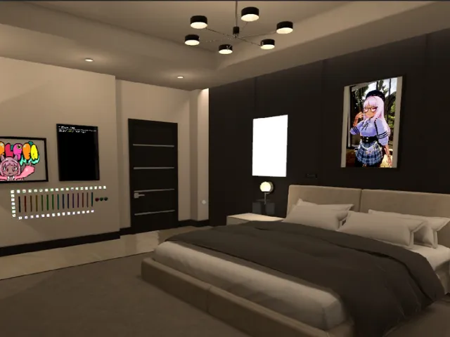 chill room シンプルな睡眠部屋