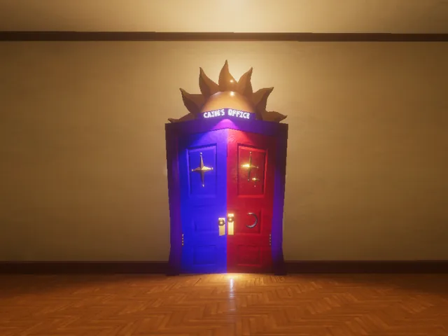 The Amazing Digital Circus Caine's Office Door Lobby