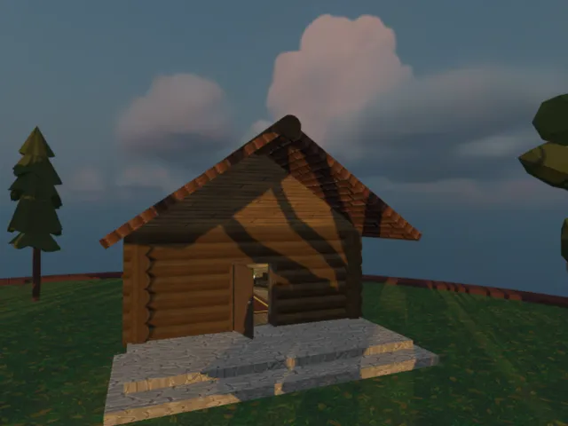 That Bass Head's Floating Island Cabin