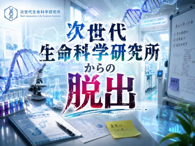 次世代生命科学研究所からの脱出