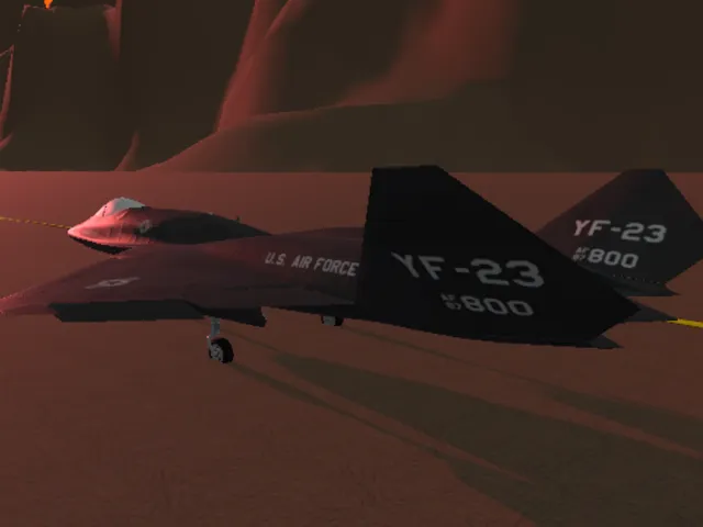 YF-23 Desert Showdown